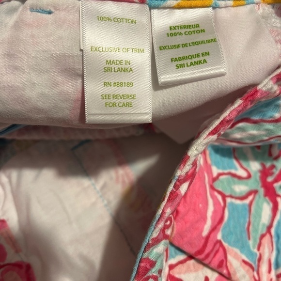 Lilly Pulitzer Addie Breakwater Blue Lolita Shirts Sz 00 EUC - Picture 4 of 7